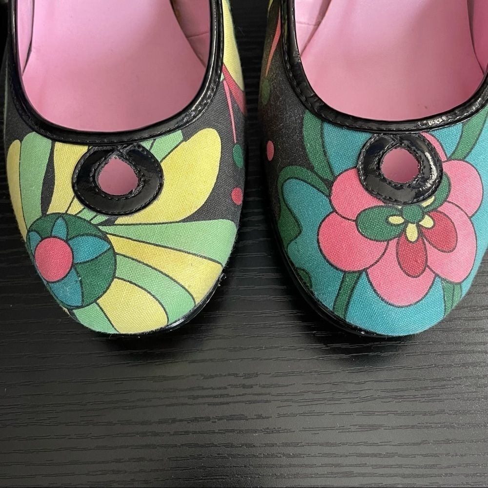 Poetic Licence Doll Face Colorful Fabric Upper With Leather Heel, 10 - Picture 7 of 16